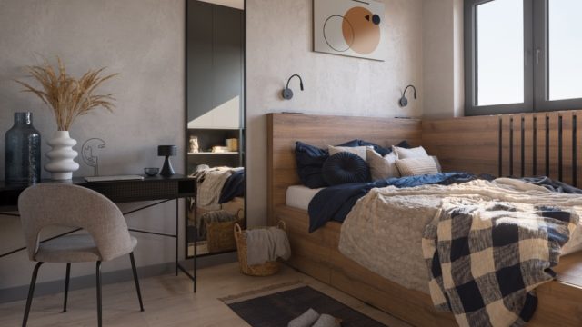 small bedroom ideas - stylish small bedroom