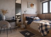 small bedroom ideas - stylish small bedroom