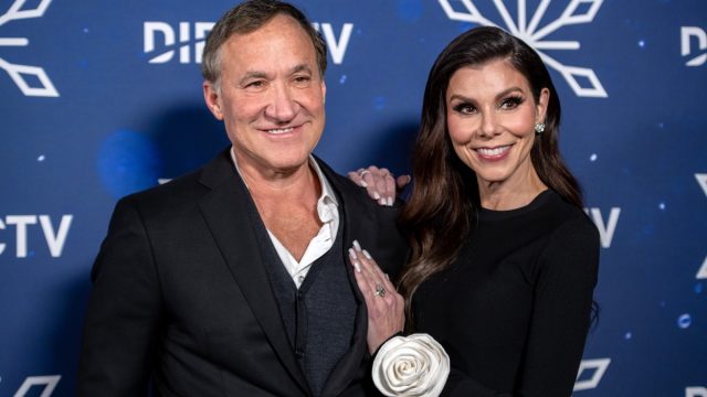 terry dubrow and heather dubrow on the red carpet