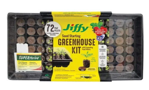 Jiffy Greenhouse Seed Starter Kit Walmart