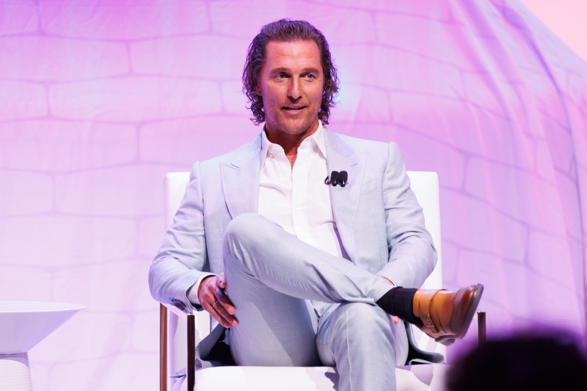 Matthew McConaughey Said He Stopped Wearing Deodorant in the '80s