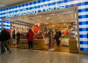 People Shopping at Bath and Body Works