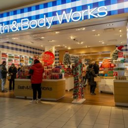 People Shopping at Bath and Body Works
