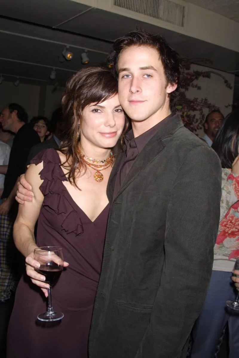 Sandra Bullock and Ryan Gosling in 2002
