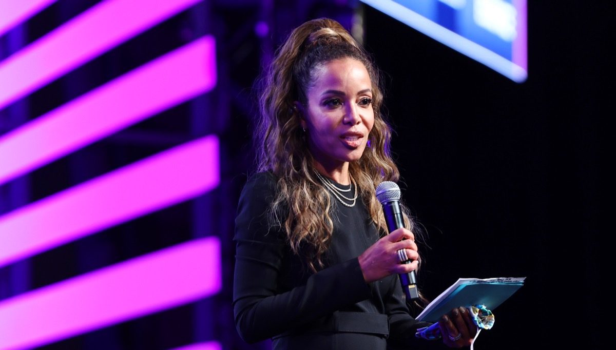 Sunny Hostin speaking at Essence Fest in 2023