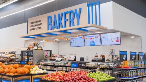 Walmart store of the future bakery concept