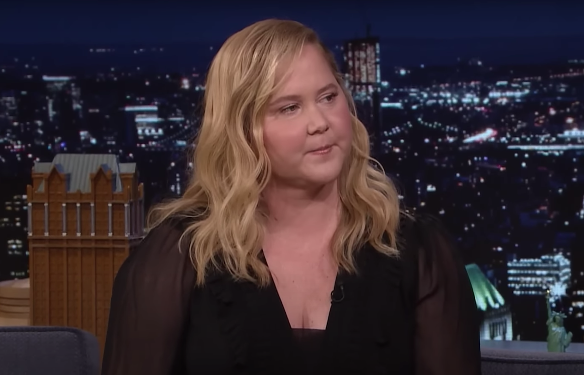 Amy Schumer on The Tonight Show in February 2024