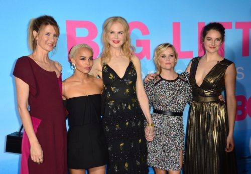 Laura Dern, Zoë Kravitz, Nicole Kidman, Reese Witherspoon & Shailene Woodley at the premiere of "Big Little Lies" in 2017