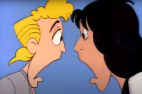 Screenshot from "Bill & Ted's Excellent Adventures"