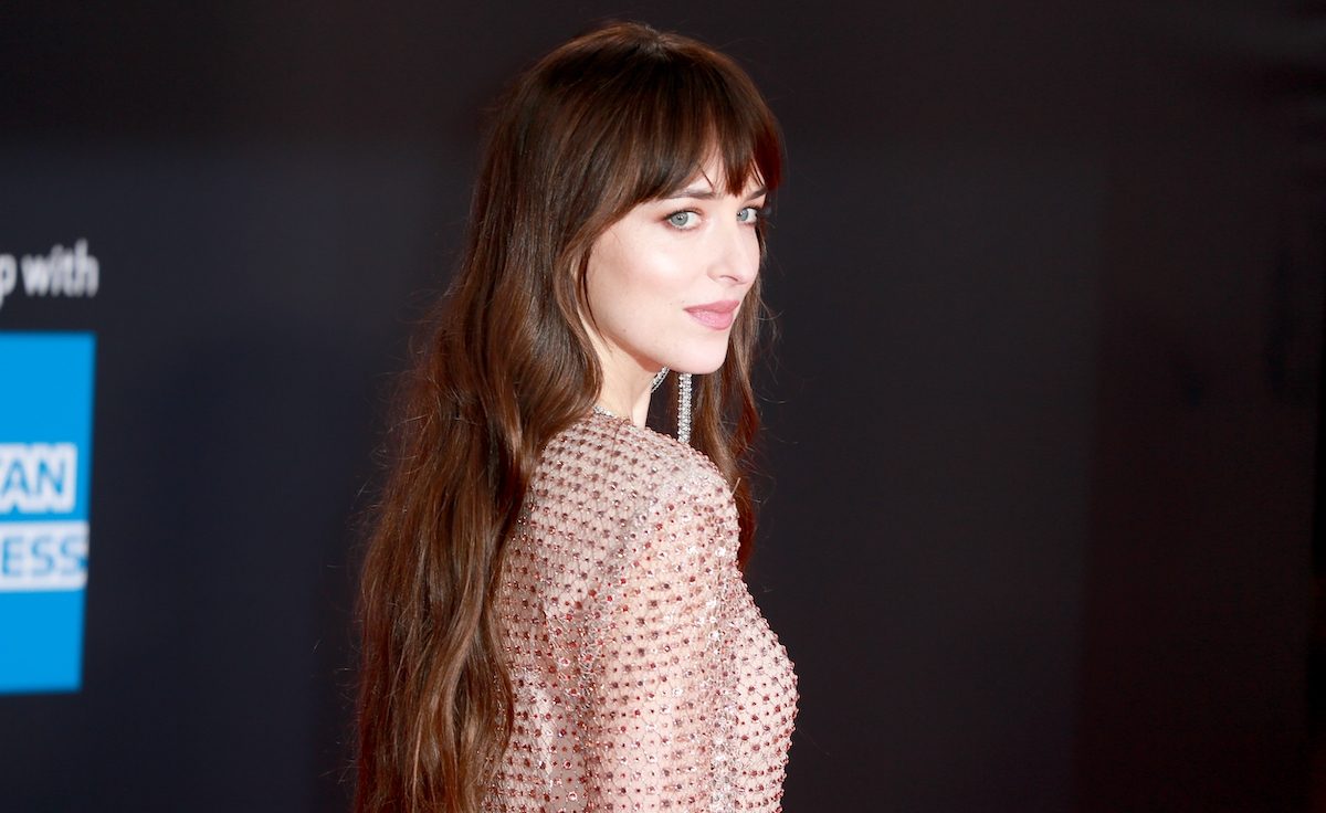 Dakota Johnson at the UK premiere of "The Lost Daughter" in 2021