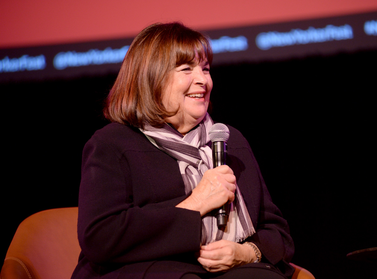 Ina Garten speaks onstage