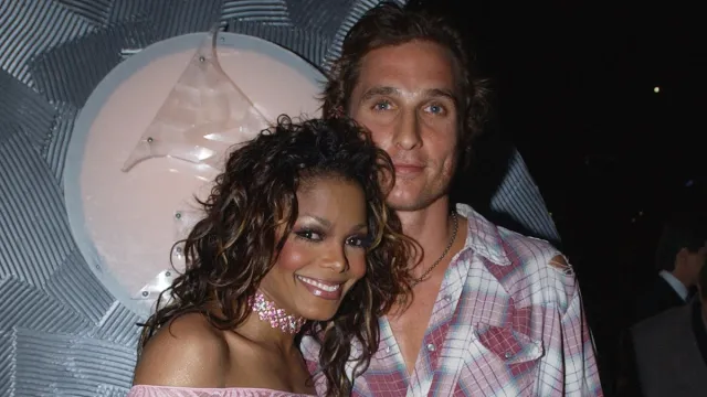 Janet Jackson and Matthew McConaughey at the 2002 Grammys