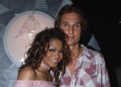 Janet Jackson and Matthew McConaughey at the 2002 Grammys