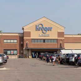 Cincinnati - Circa July 2021: Kroger Supermarket. Kroger is the fourth largest American-owned private employer in the United States.