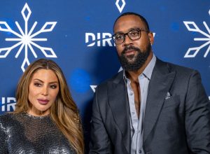 Larsa Pippen and Marcus Jordan at DIRECTV Celebrates Christmas At Kathy's event in 2023