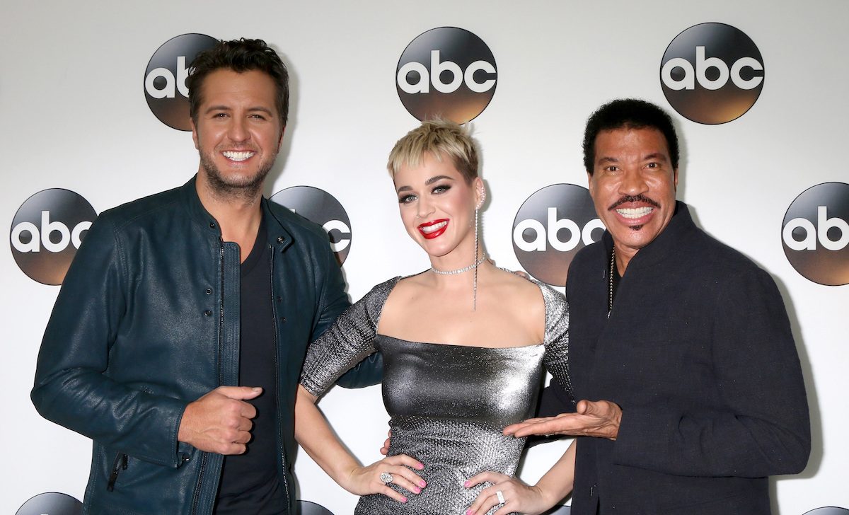 "American Idol" judges Luke Bryan, Katy Perry, and Lionel Richie at ABC TCA Winter 2018 party