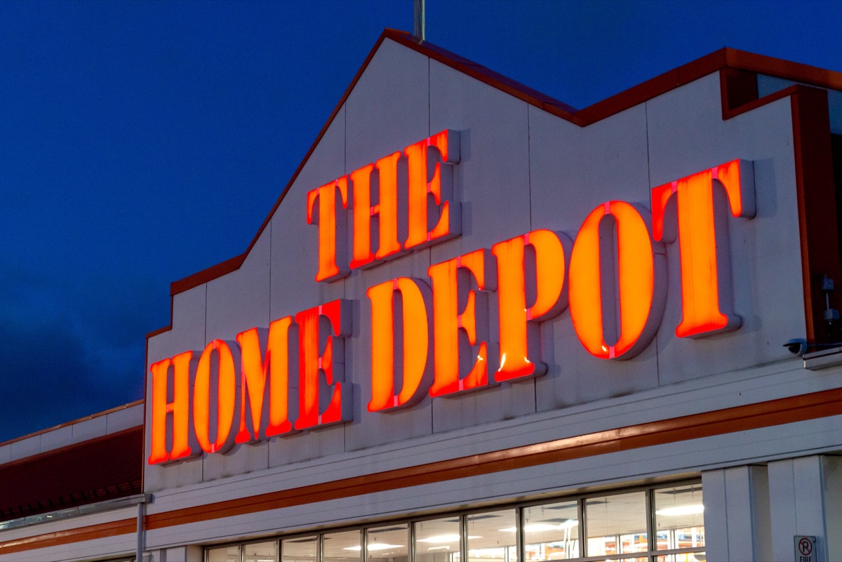 home depot store