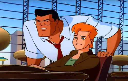 Screenshot from "Superman: The Animated Series"