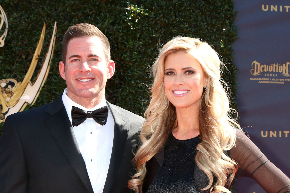 Tarek El Moussa and Christina Hall at the 2017 Daytime Emmy Awards