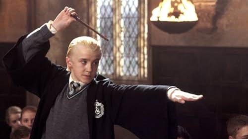 tom felton as draco malfoy in harry potter and the chamber of secrets