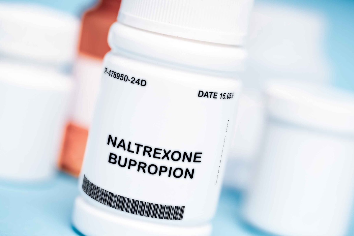 Naltrexone Bupropion pill bottle
