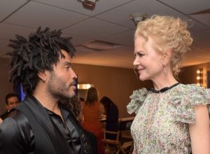 Lenny Kravitz and Nicole Kidman in 2016