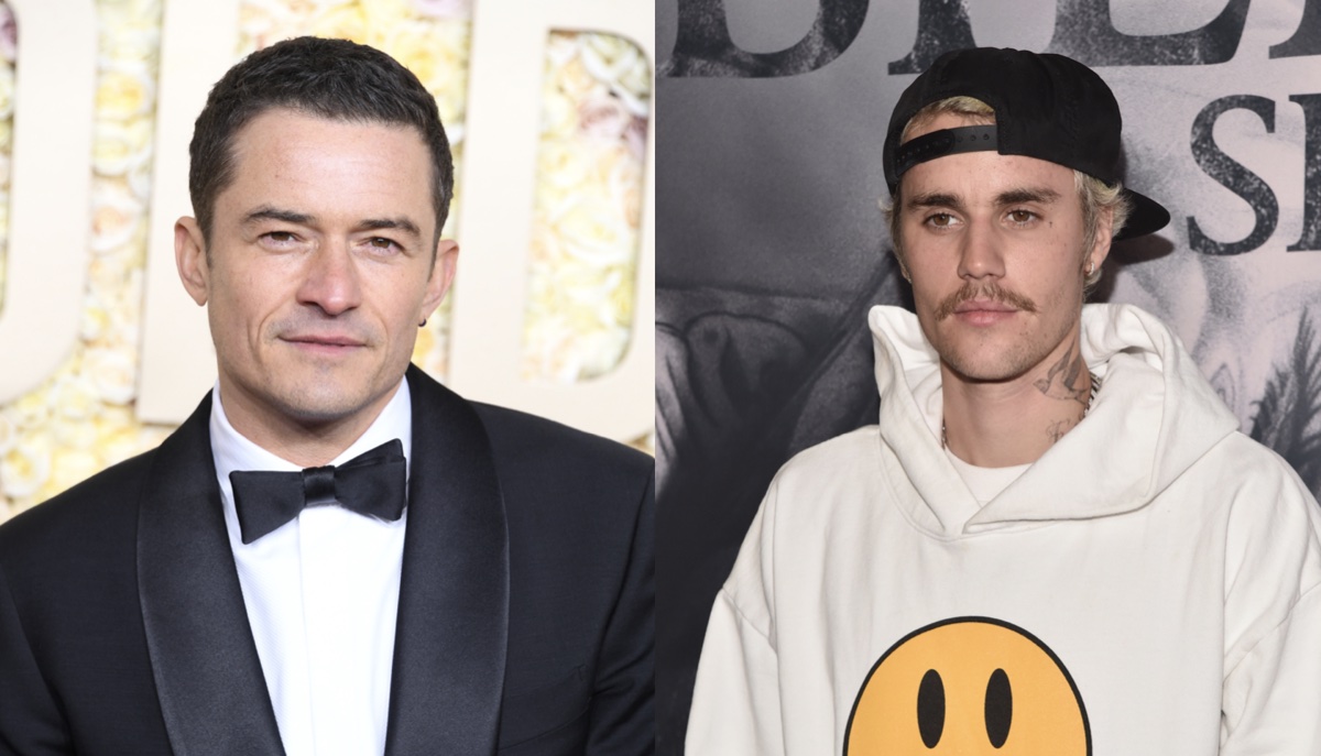 Orlando Bloom and Justin Bieber