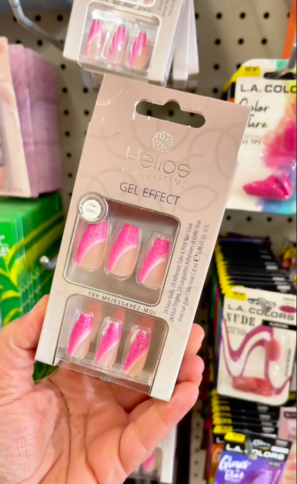 Helios Gel Effect press on nails