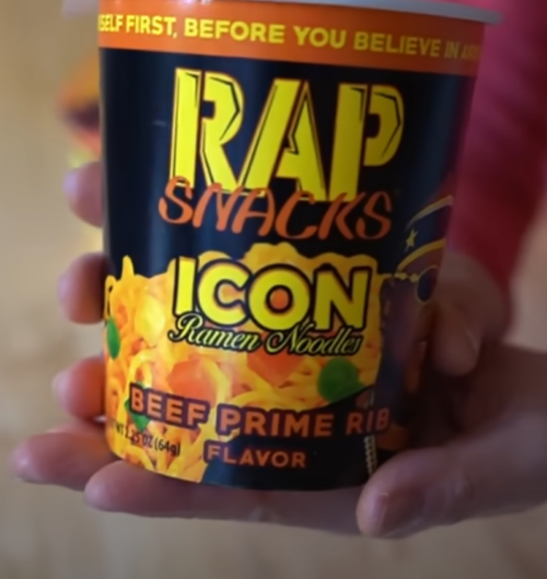 rap snacks icon ramen noodles