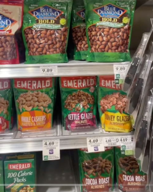 nuts at food store