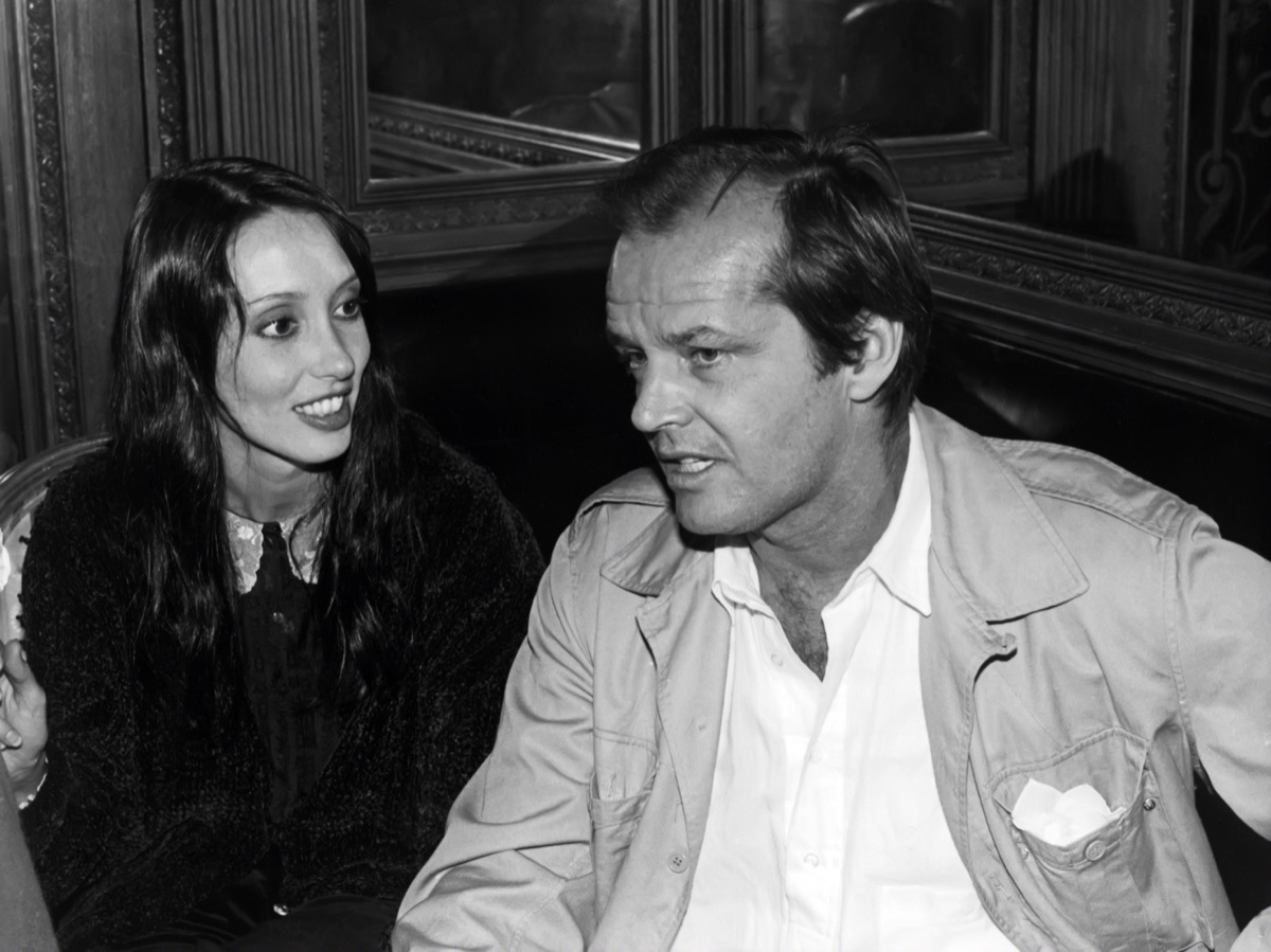 Shelley Duvall and Jack Nicholson in 1980