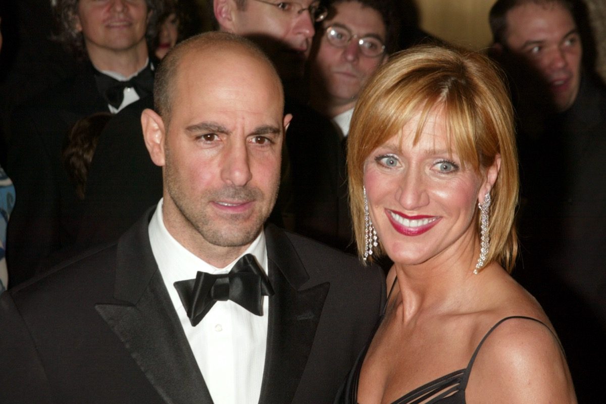 Stanley Tucci and Edie Falco in 2003