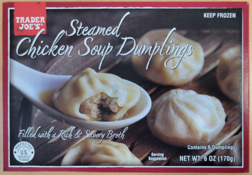 USDA image of Trader Joe's steamed chicken soup dumplings after recall