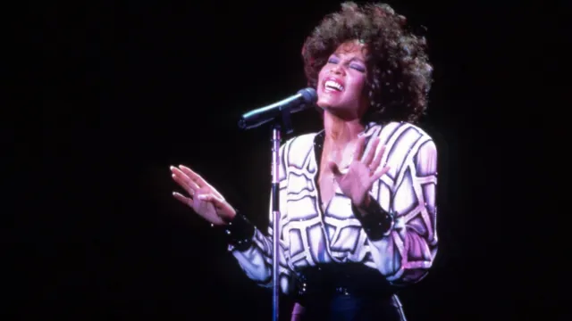 Whitney Houston performing in 1987