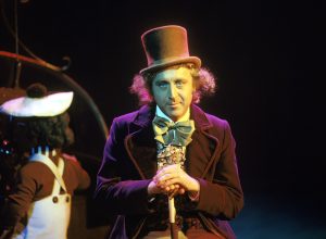 Actor Gene Wilder as Willy Wonka on the set of the film 'Willy Wonka & the Chocolate Factory"