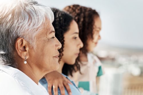 three generations of women, genetic inheritance