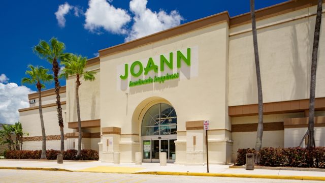 A Joann Fabric storefront