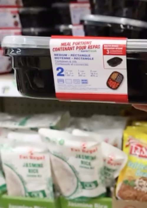video still from creator of Dollar Tree's new meal prep containers