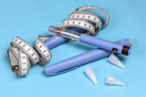 Ozempic Insulin injection pen or insulin cartridge pen for diabetics. 