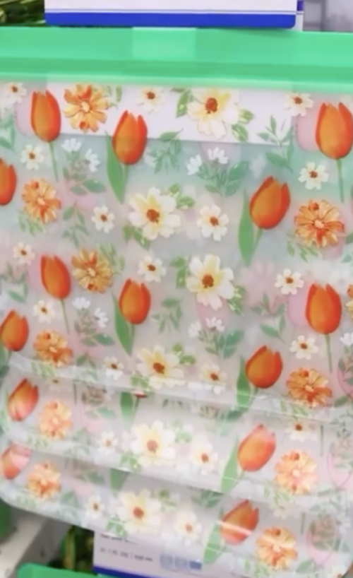 video still from creator of Dollar Tree's new tulip baggies