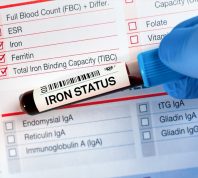 Blood sample tube for analysis of Iron Status Tests