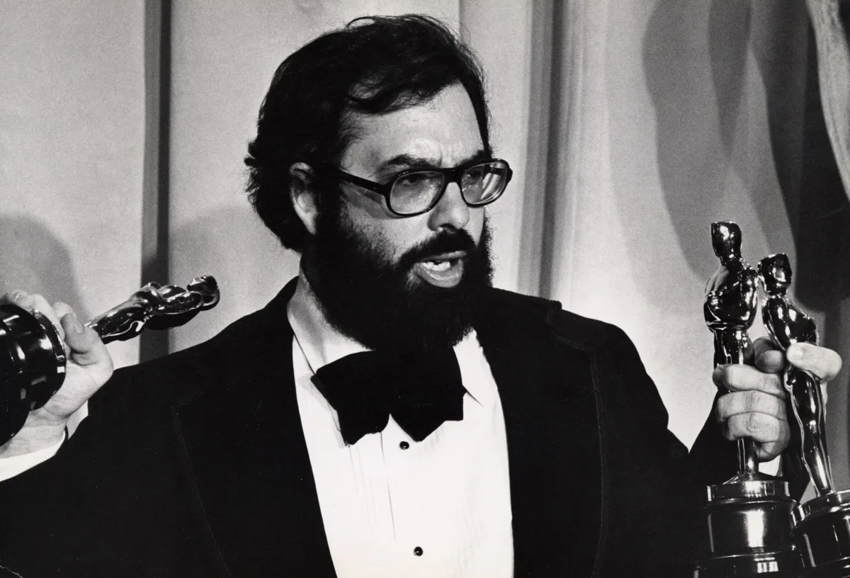 Francis Ford Coppola with his Oscars in 1975