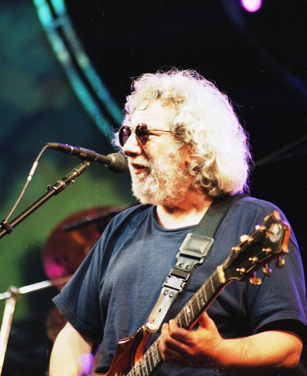 Jerry Garcia performing in 1994
