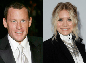 Lance Armstrong and Ashley Olsen