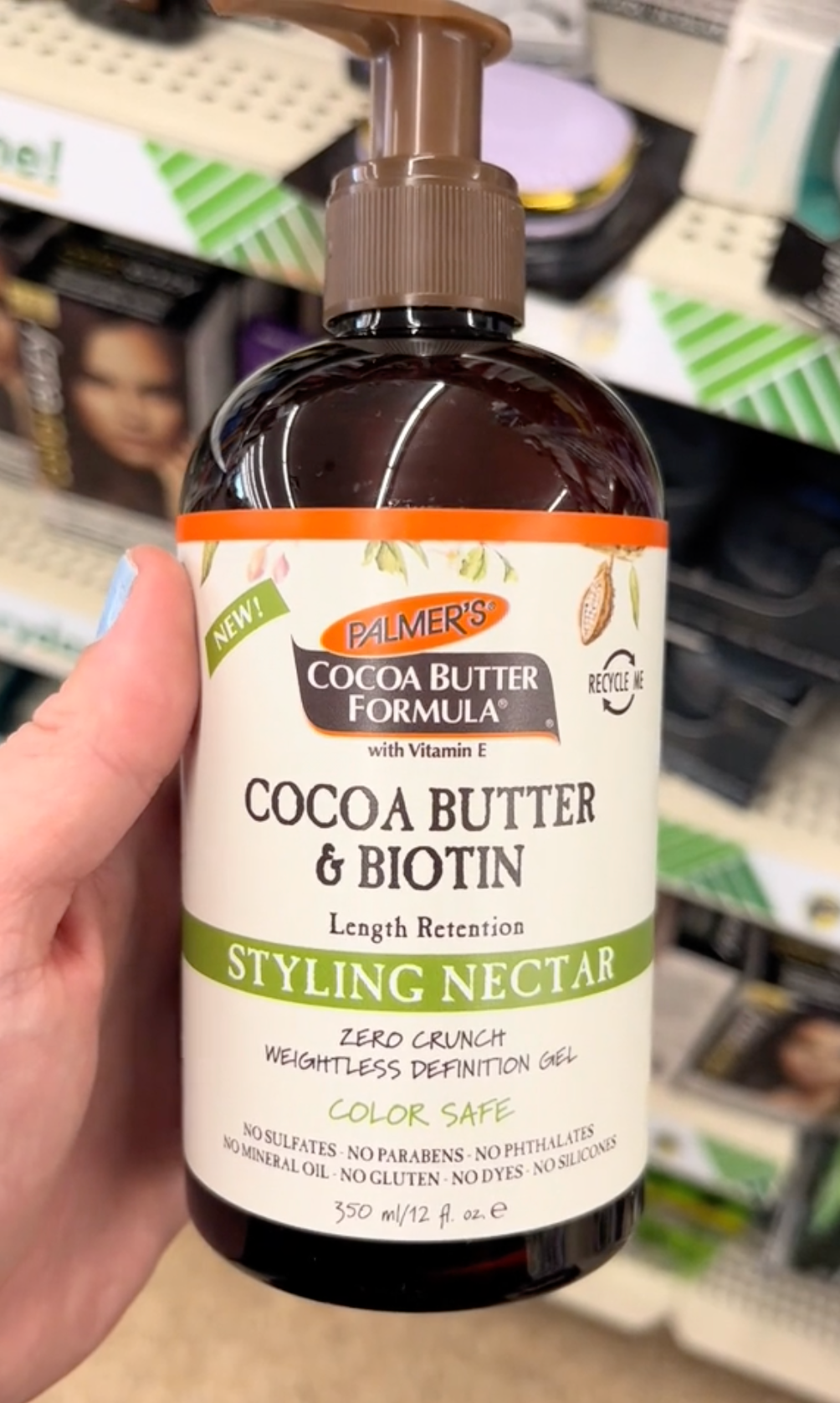 cocoa butter and biotin shampoo
