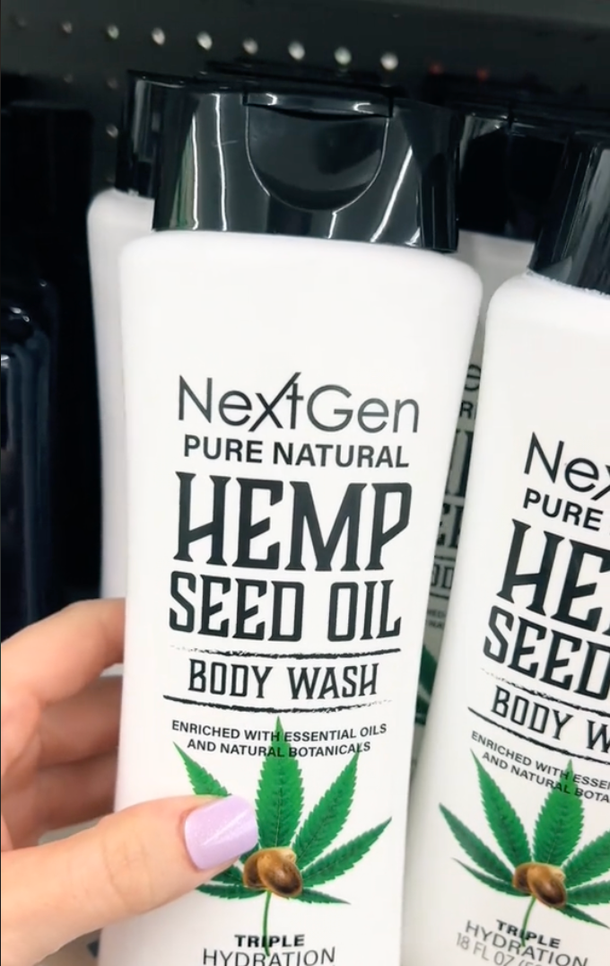 next gen hemp seed oil body wash