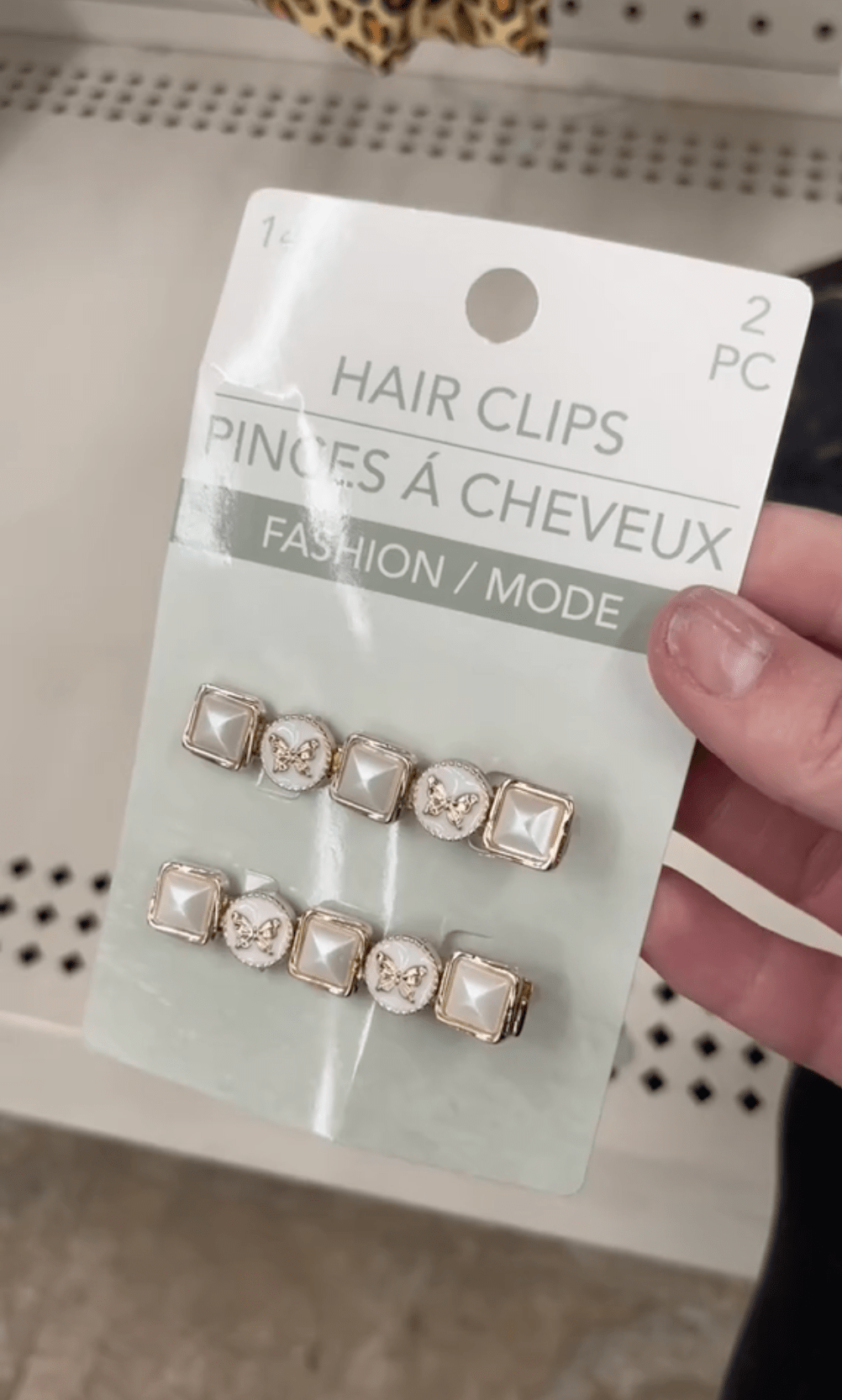 crystal hair clips