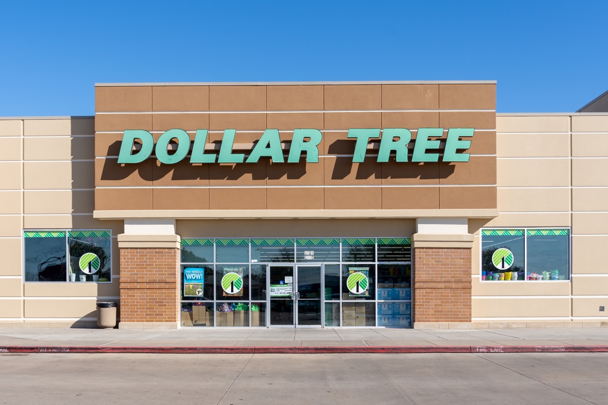 A Dollar Tree store in Houston, Texas, USA