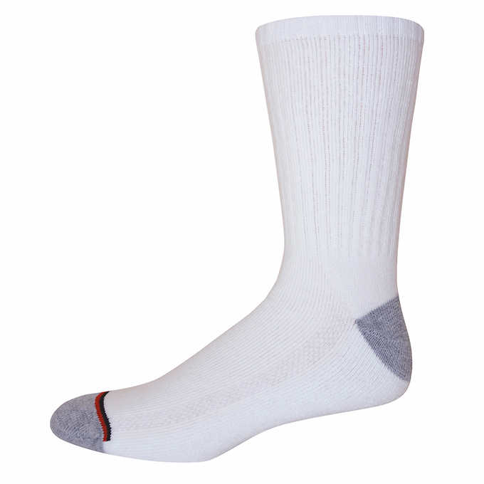 Kirkland athletic socks from Costco in white