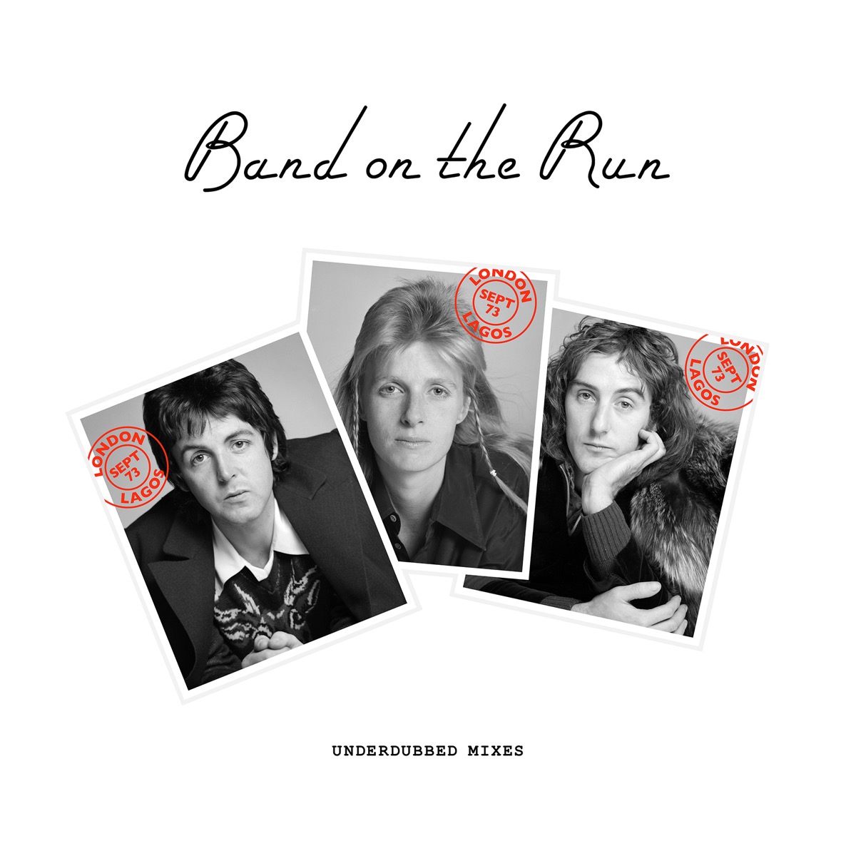 "Band on the Run" by Paul McCartney and Wings album cover